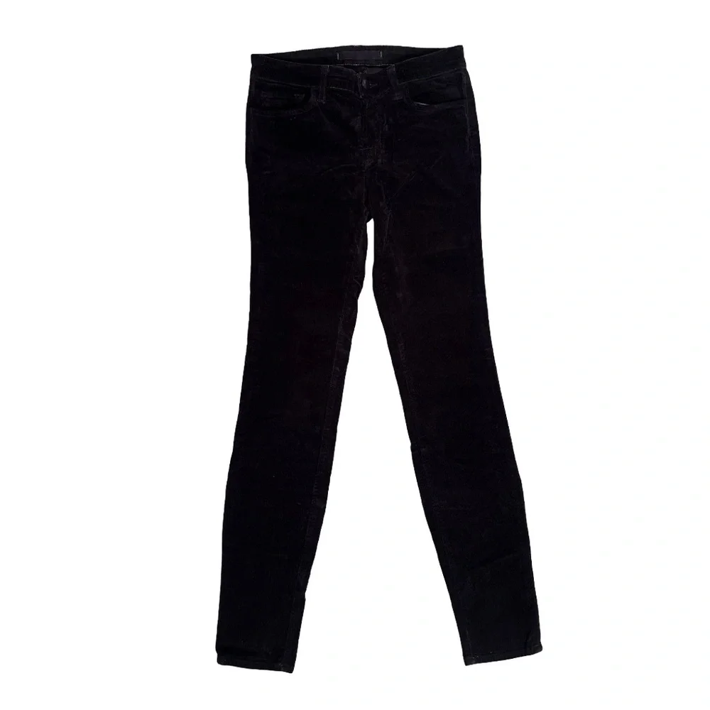 J Brand Corduroy Black/Brown Pants - Picture 1 of 4